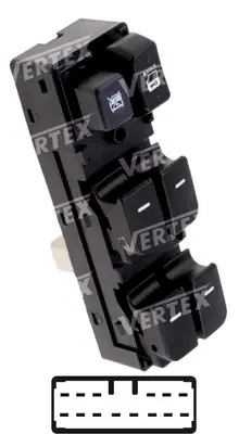 CAM ACMA KAPAMA ANAHTARI [SOL 4CAM - 14P.] [KIA SORENTO 2011 ->2016]