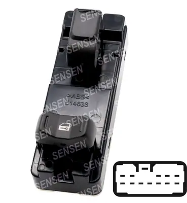 CAM ACMA KAPAMA ANAHTARI [EMNIYETLI 12P.] [ISUZU D-MAX]