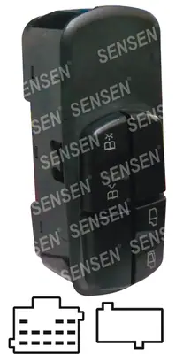 CAM ACMA KAPAMA ANAHTARI [SAG CAM TEKLI - 13P.] [MERCEDES AXOR/ATEGO AN 1688]
