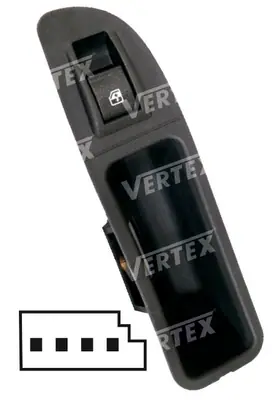 CAM ACMA KAPAMA ANAHTARI [TEK CAM SOL - 4P.] [FIAT BRAVO 2007->]