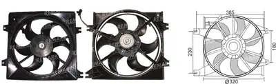 FAN MOTORU [] [HYUNDAI ACCENT 2000->2006]