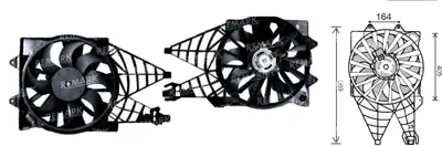 FAN MOTORU [] [FIAT LINEA 1,3-1,6 JTD 2007->2015]
