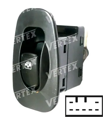 CAM ACMA KAPAMA ANAHTARI [TEK CAM ARKA 7P.] [HYUNDAI ACCENT ERA 2005->]