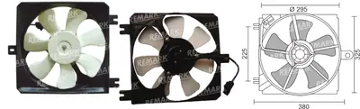 FAN MOTORU [] [TOYOTA TERCEL 1995->]