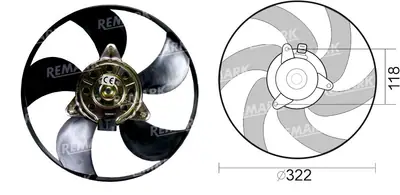 FAN MOTORU [] [FIAT PALIO WEEKEND/STRADA 1,2/1,4/1,6]