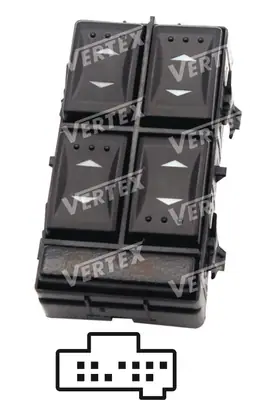 CAM ACMA KAPAMA ANAHTARI [SOL ON 4 CAM 11P] [FORD MONDEO 2000->]