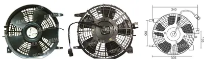 FAN MOTORU [KLIMA] [TOYOTA COROLLA 1,6 GLI 1993->1997]