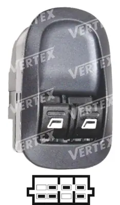 CAM ACMA KAPAMA ANAHTARI [SOL 2CAM - 6P.] [PEUGEOT 206]