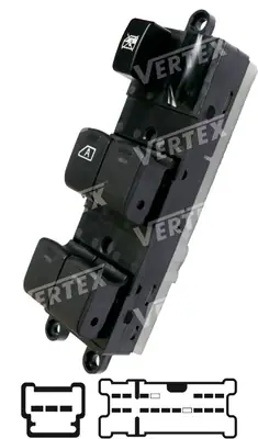 CAM ACMA KAPAMA ANAHTARI [SOL CAM 16P.] [NISSAN QASHQAI/NAVARA]