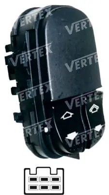 CAM ACMA KAPAMA ANAHTARI [SOL 2CAM - 6P.] [FORD FOCUS 2002 ->]