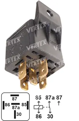 ROLE [AYAKLI 24V.20/30 AMPER 5P.CIFT PLATİN] []