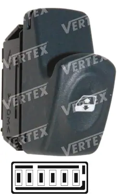 CAM ACMA KAPAMA ANAHTARI [TEK CAM YESIL - 6P. ] [RENAULT KANGO/MEGAN/CLIO]