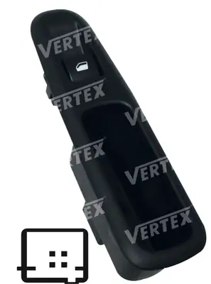 CAM ACMA KAPAMA ANAHTARI [TEK CAM SOL 4P. ] [PEUGEOT 208/308/3008]