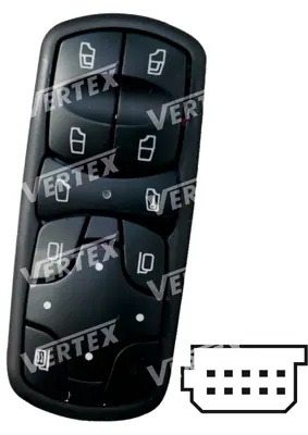 CAM ACMA KAPAMA ANAHTARI [SOL CAM 10P.] [MERCEDES ACTROS/AXOR 2011->]