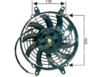 FAN MOTORU [24V.PERVANELI 9"] []