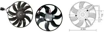 FAN MOTORU [] [VW PASSAT 2,0 TDI 140 HP 2005->]