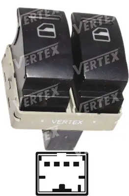 CAM ACMA KAPAMA ANAHTARI [SOL 2CAM - 4P.] [VW.TRANSPORTER T5/T6 2004 ->2013]