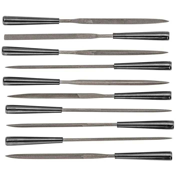 Metal iğne eğeleri, set