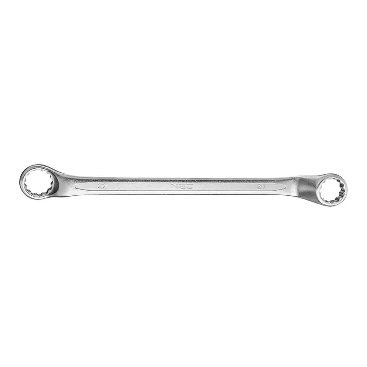 Eğik yıldız anahtar 20x22mm CrV, DIN 838