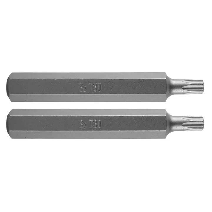 Torx uç T30 x 75 mm, S2, 2 adet