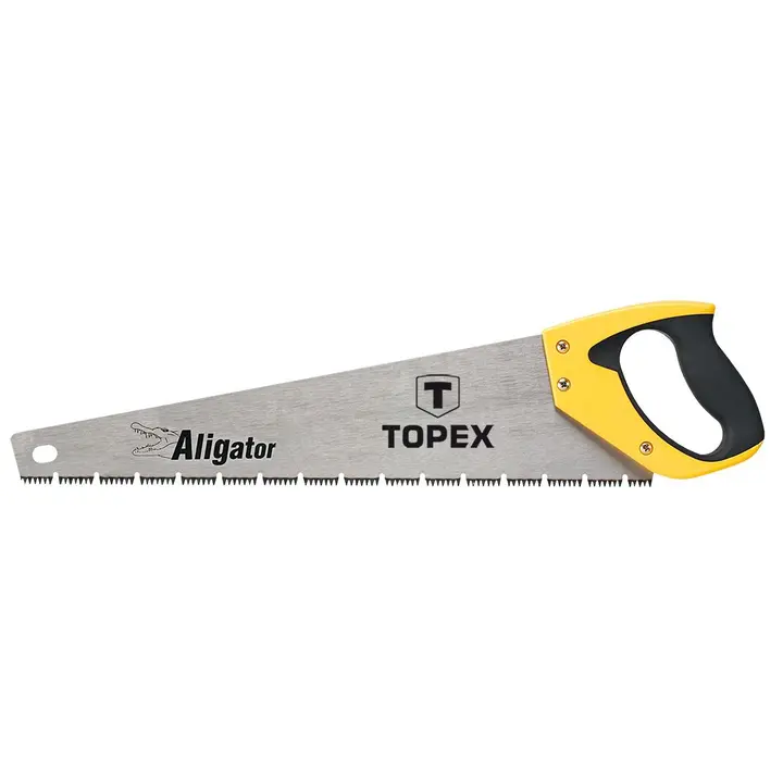 El testeresi 450 mm, Aligator, 7 TPI, 3 kenarı bilenmiş diş, sertleştirilmiş diş