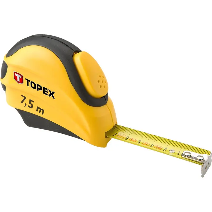 Sarılabilir çelik şerit metre 7.5 m x 25 mm