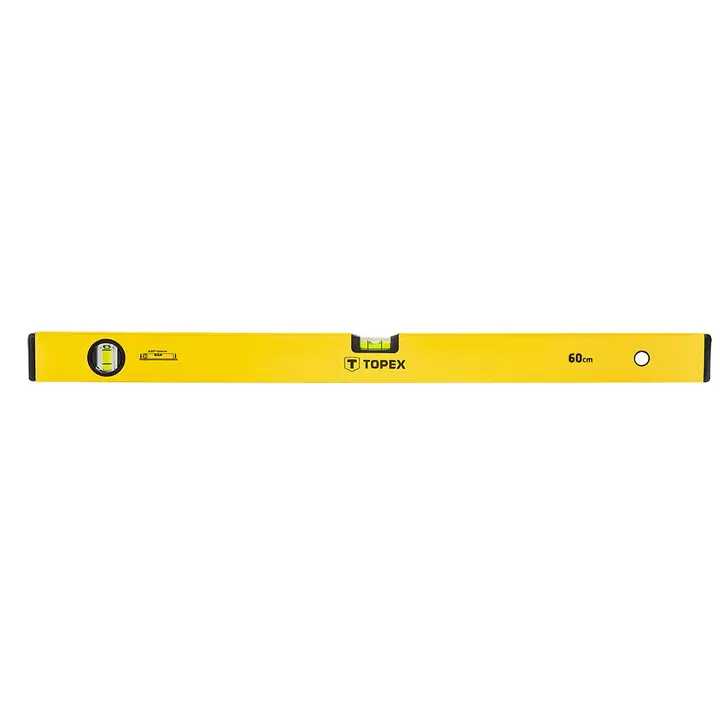 Alüminyum su terazisi, tip 500, 60 cm, 2 kabarcık