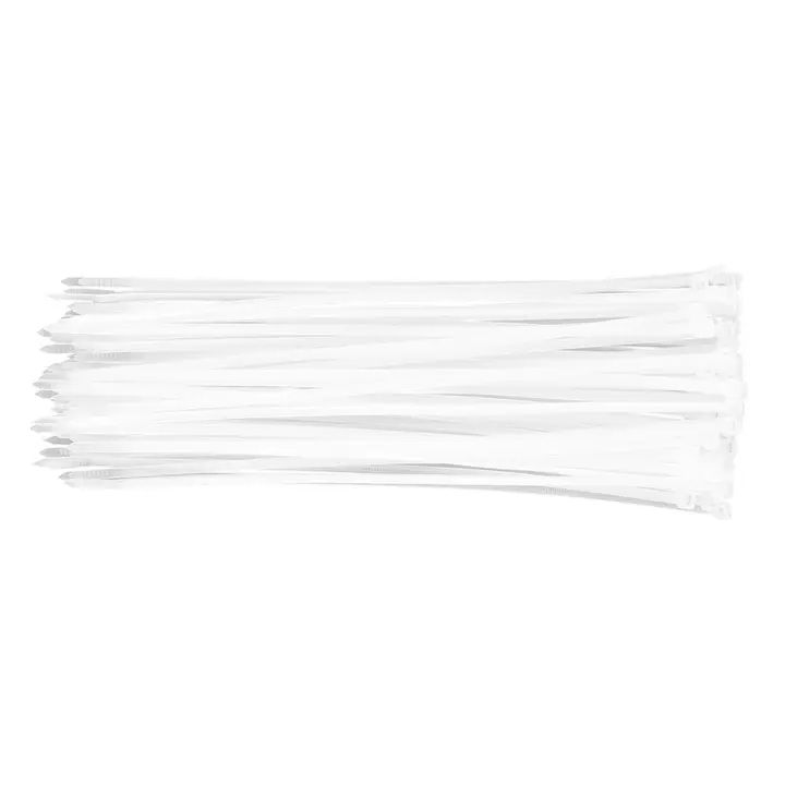 Kablo bağı 4,8 x 300 mm, beyaz, 75 adet