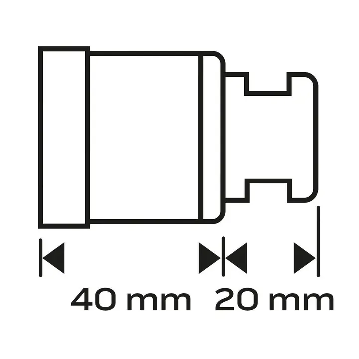 Elmas karot ucu 45 mm x M14