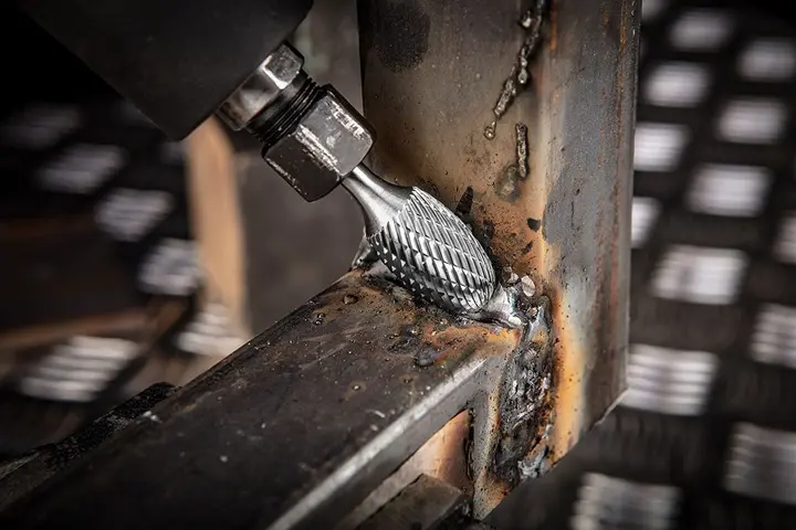 HM metal freze bıçağı, tip E (oval), 16 x 25 mm, saplama 6 x 45 mm