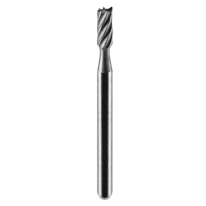 HSS freze ucu 3,2 mm, silindir, sap 3,2 mm, 2 adet