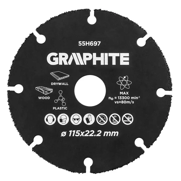Metal ve plastikler için kesme diski