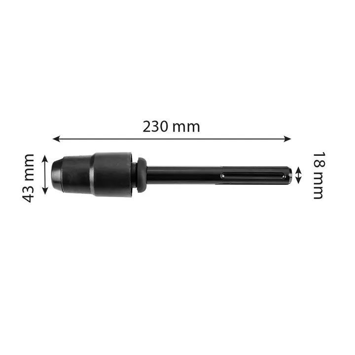 SDS MAX'tan SDS Plus'a adaptör