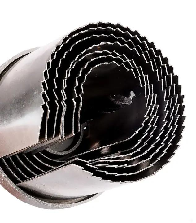Ahşap delik açma testeresi 26 - 63 mm, h 50 mm, 7 parça set
