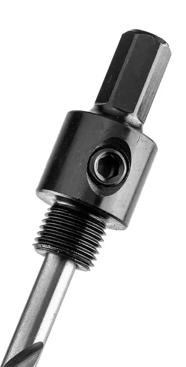 Bi-metal delik açma testereleri için kılavuz matkap uçlu adaptör 14-30 mm, Hex