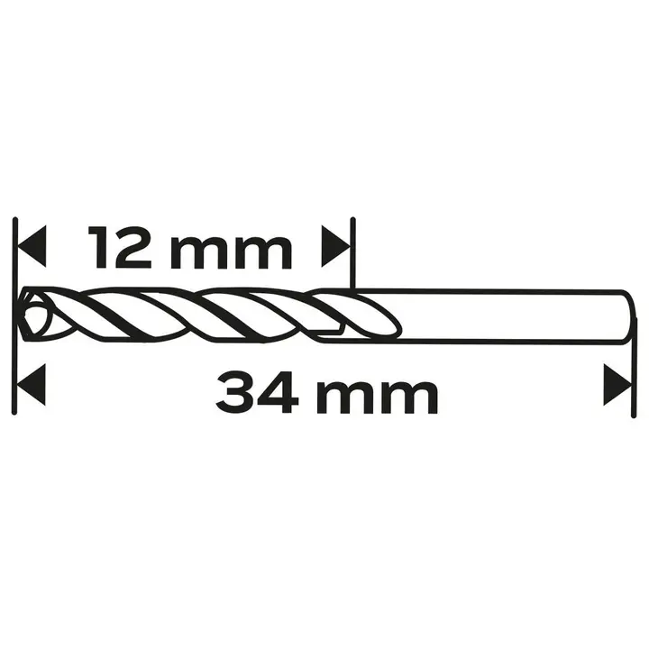 HSS-Co 1,0 mm metal matkap ucu, 5 adet