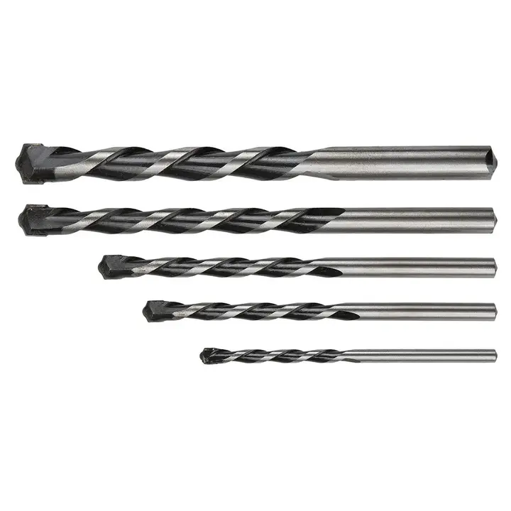 Beton matkap ucu 4-10 mm, 5 parça set, kelebek uçlu
