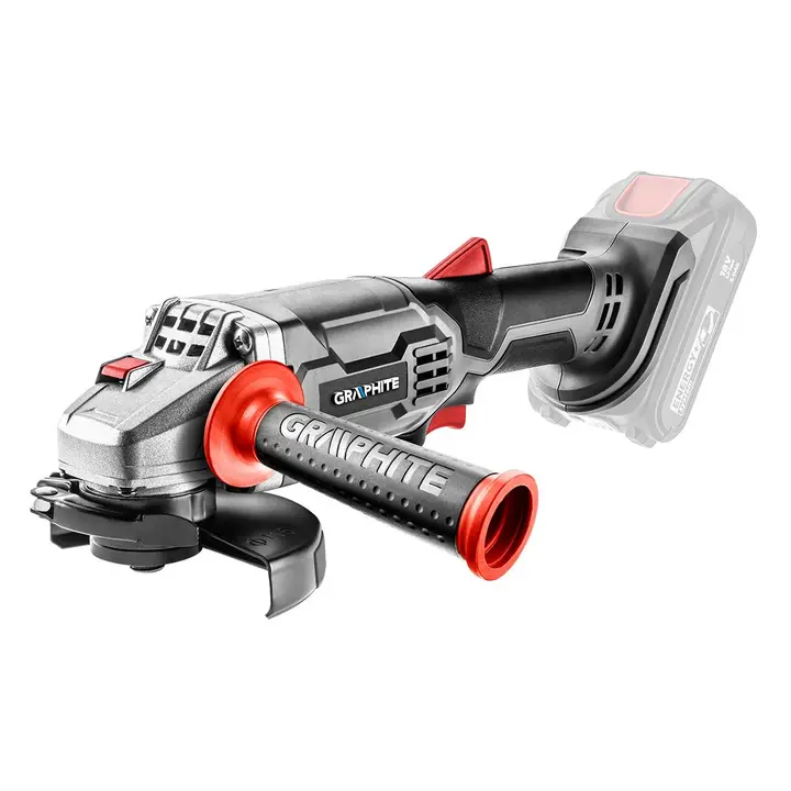 Akülü avuç taşlama makinesi Energy+ 18V, Li-Ion, disk 115 x 22.2 mm, akü hariç