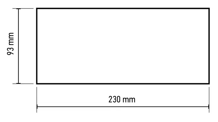 Zımpara kağıdı 93 x 230 mm, P120, 5 adet, deliksiz