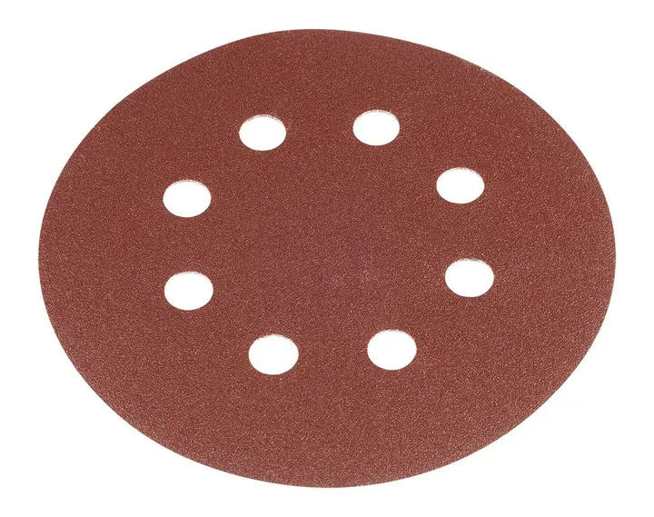 Cırt bantlı zımpara diskleri 125 mm, P24, 5 adet, 8 delikli