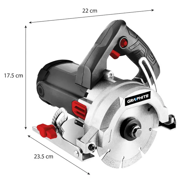 Taş ve seramik kesme makinesi 1400W, 125 mm