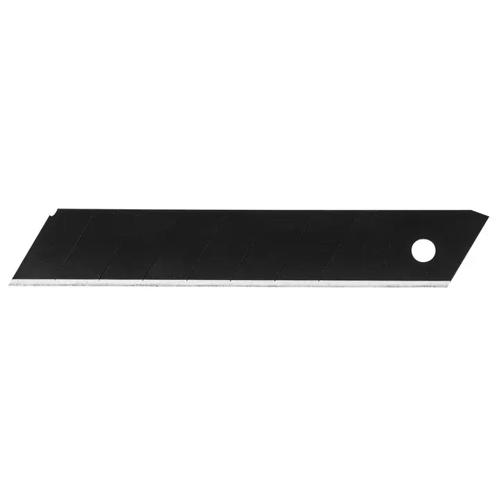 Değiştirilebilir kırılabilir bıçaklar, siyah, 10 adet, 18 mm SK2