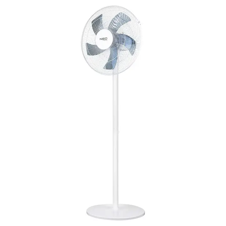 Yer vantilatörü 50W, çap 40 cm, 3 hız, salınımlı, beyaz