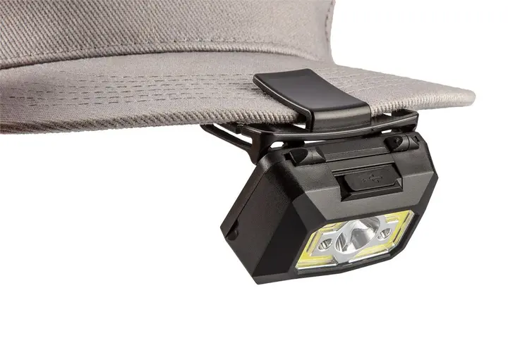 Şarj edilebilir USB kafa lambası 250 lm COB LED + hareket sensörü