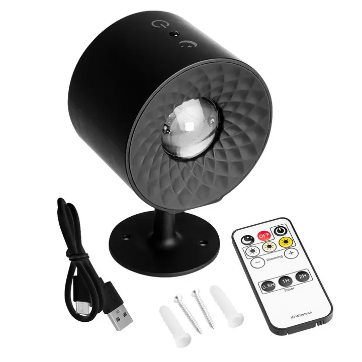LED iç mekan lambası + uzaktan kumanda 2500 mAh