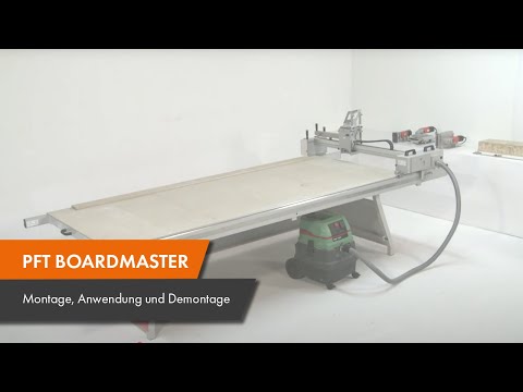 PFT BOARDMASTER – Montage, Anwendung und Demontage