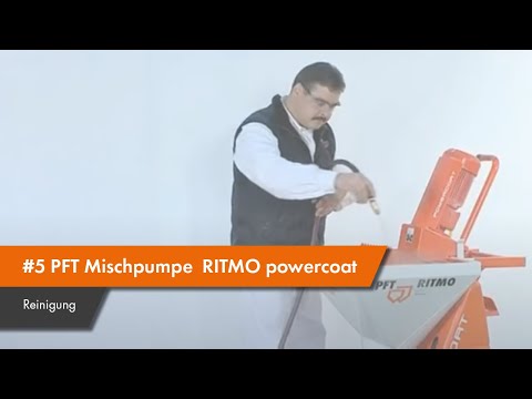 #5 PFT Mischpumpe RITMO powercoat – Reinigung