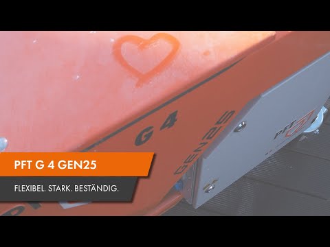 PFT G 4 gen25: Flexibel. Stark. Beständig.