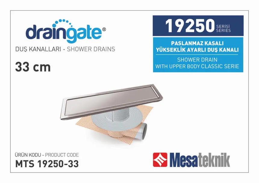 MTS 19250 Paslanmaz Kasalı Yükseklik Ayarlı