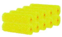 2'li Gözenek 3 (Pore 3) Sarı Mini Rulo Yünü Paketi, 11 cm